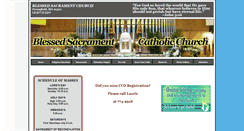 Desktop Screenshot of blessedsacramentgreenfieldma.org